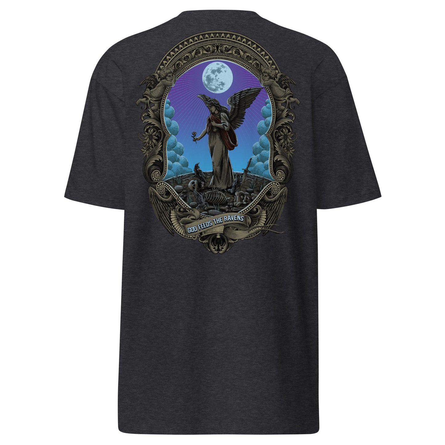 God Feeds the Ravens Men's Tee