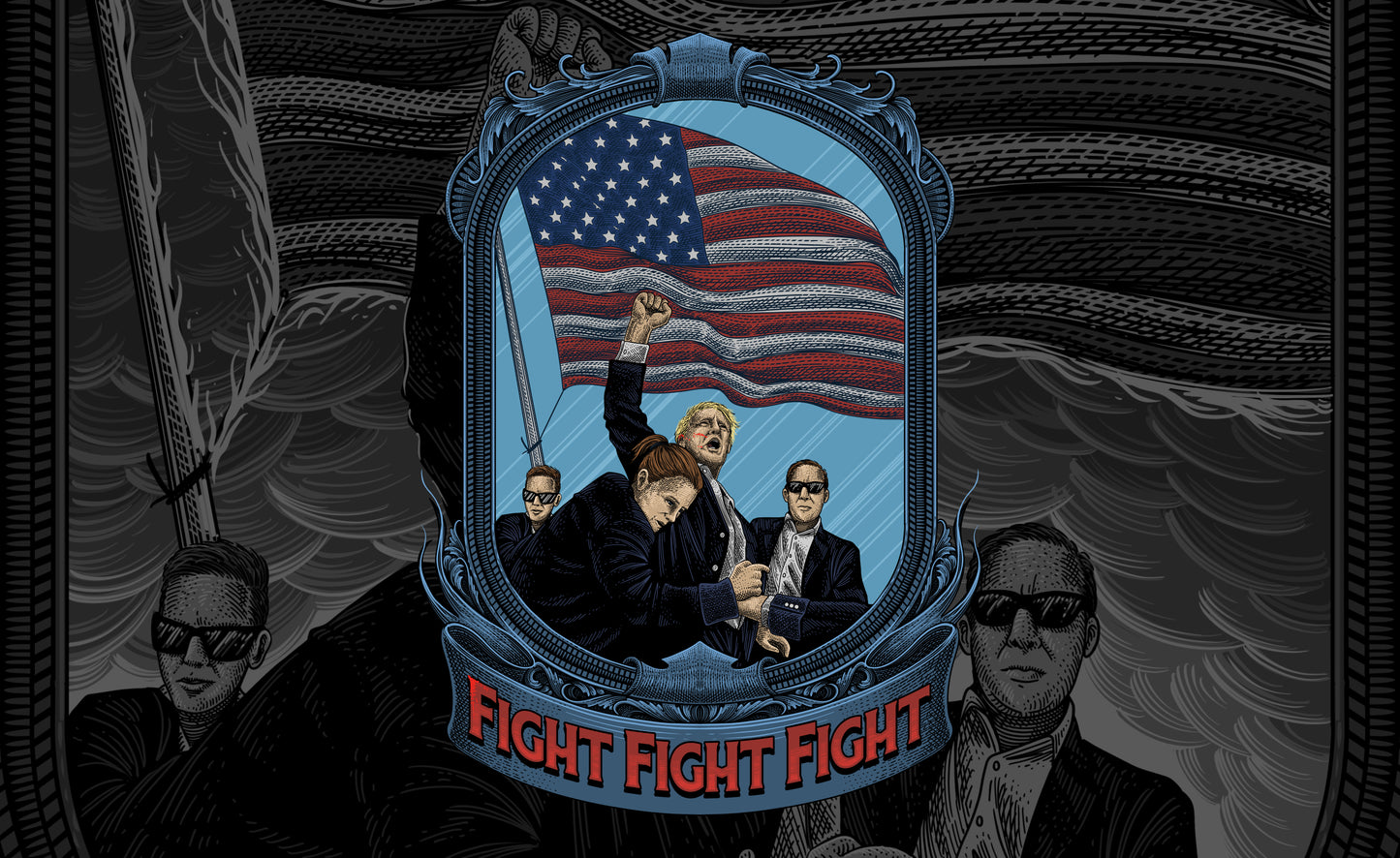 Fight Fight Fight Men's Tee